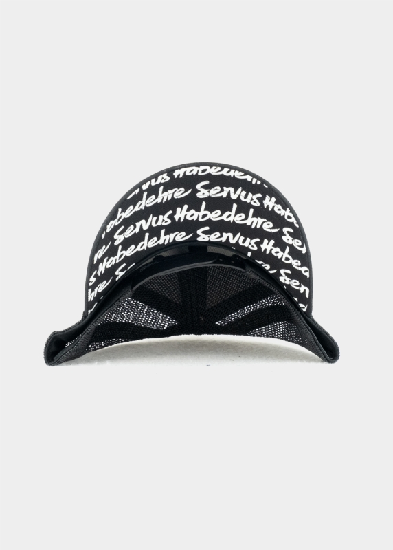 Cap "DeSchoWieda: Servus Habedehre" - schwarz (Curved)